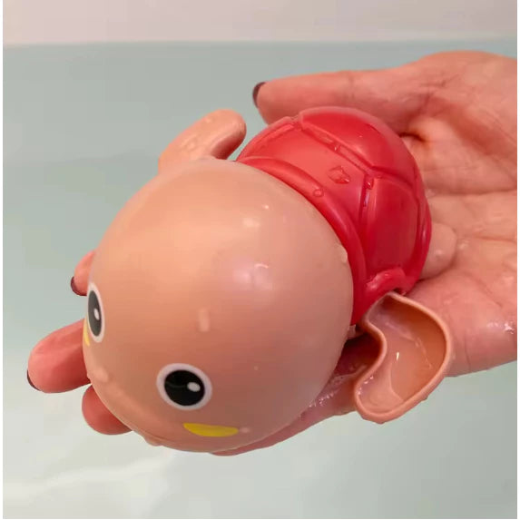 Brinquedo de Banho TartaruguinhaNada Sozinha Água Banheira E Piscina Bebê