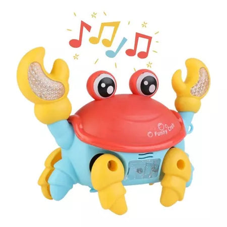 Kit Brinquedo Caranguejo Fujão + Girafa Dançarino Musical